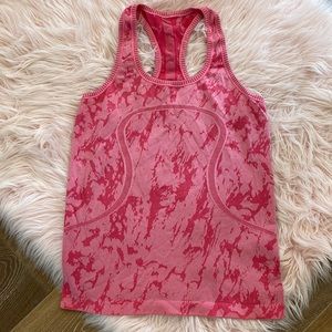 Lululemon pink tank top